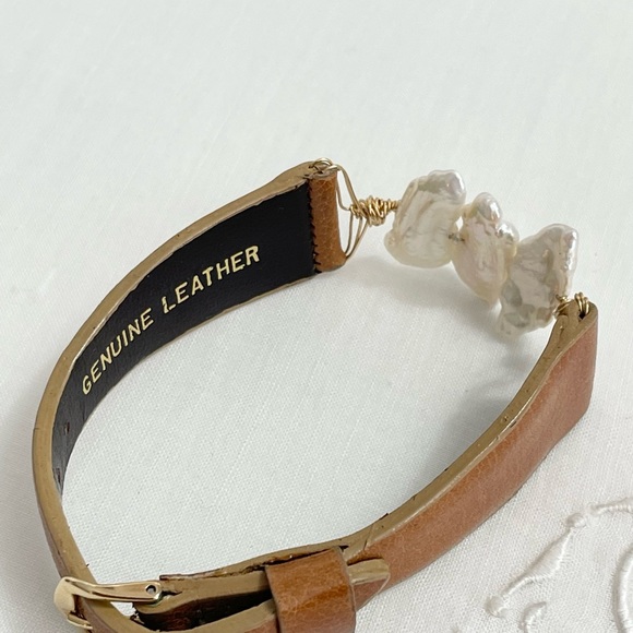 Biwa pearl bracelet - Picture 4 of 6